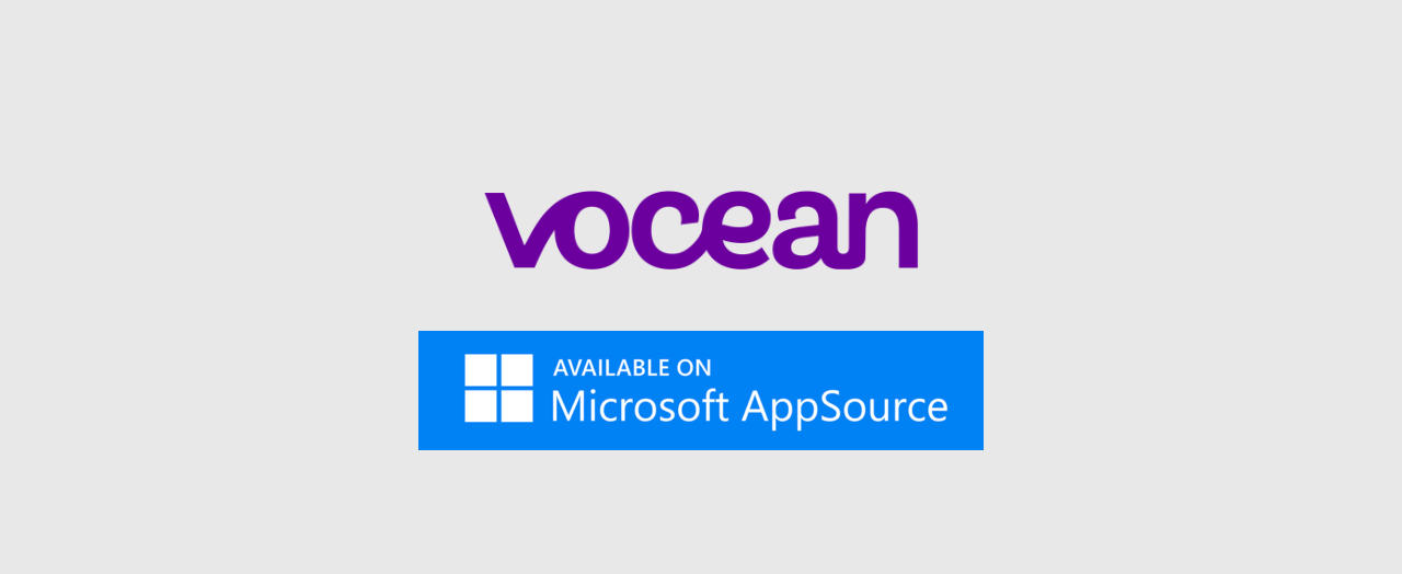 Vocean Available On Microsoft AppSource